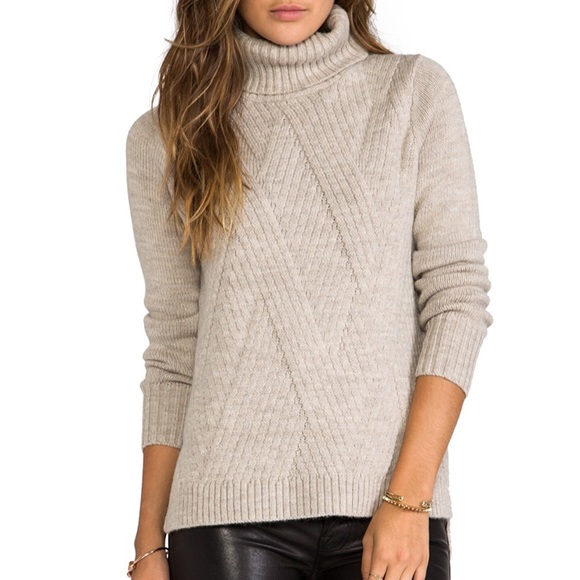 Vince Sweaters - Vince Traveling Rib Turtleneck